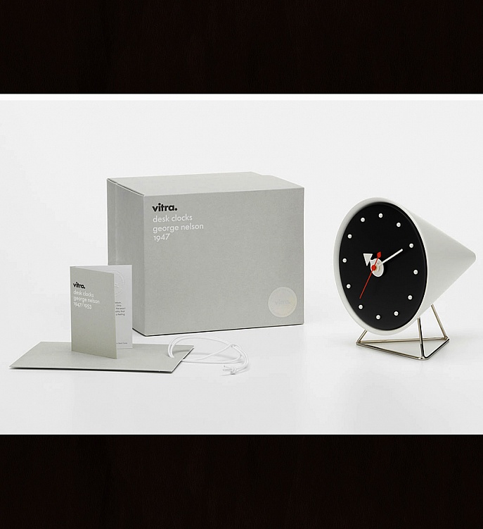 Часы настольные Cone Clock фабрики Vitra Фото N4